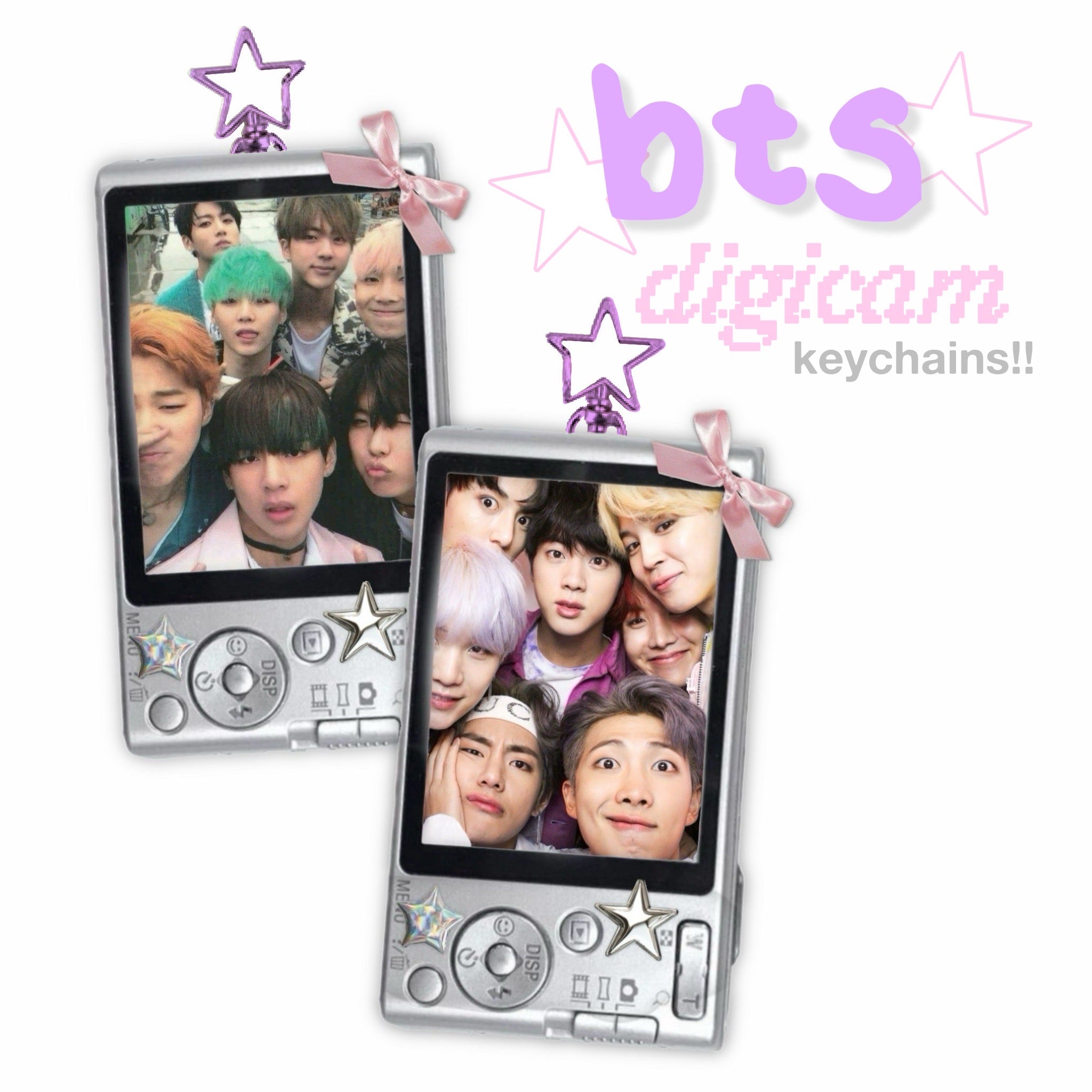 bts digicam keychains!!