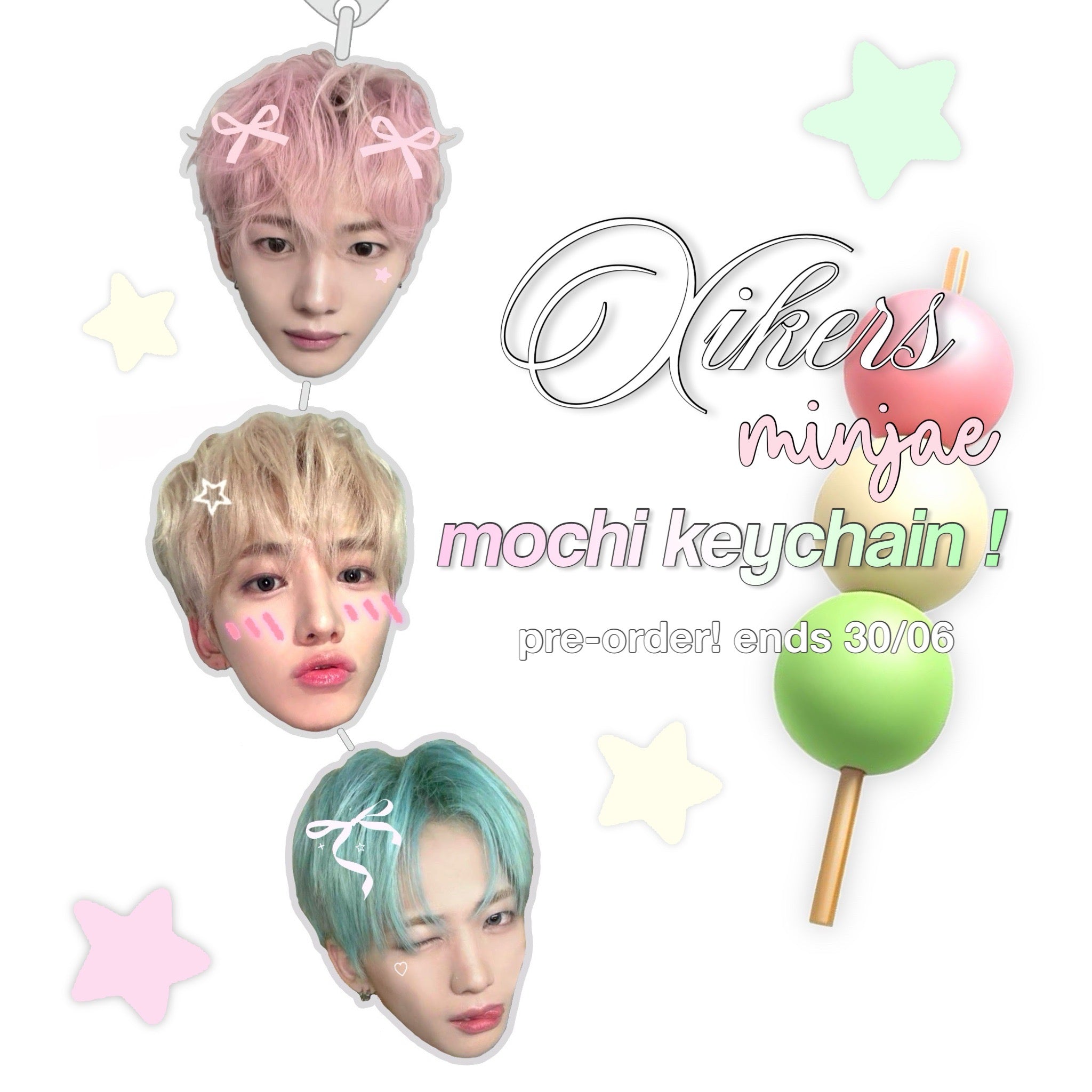 minjae mochi keychain! (pre-order)