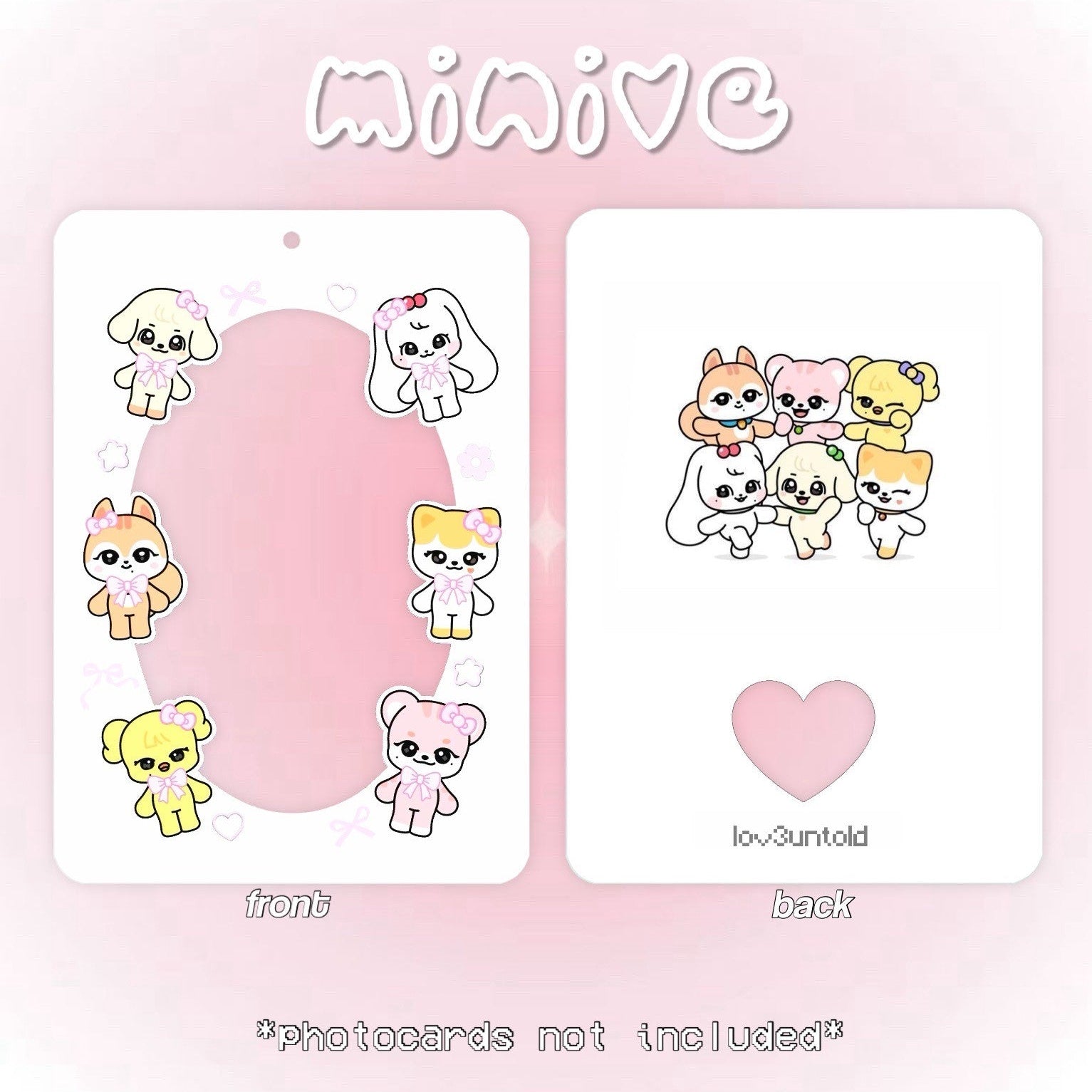 (pre-order) minive pc holder!