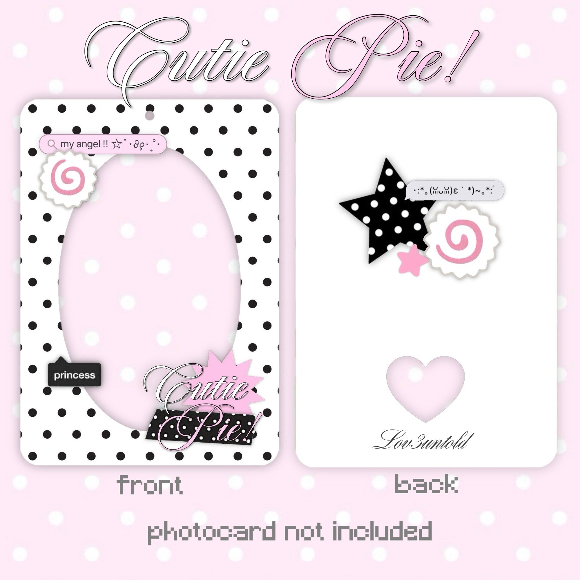 (pre-order) cutie pie pc holder!