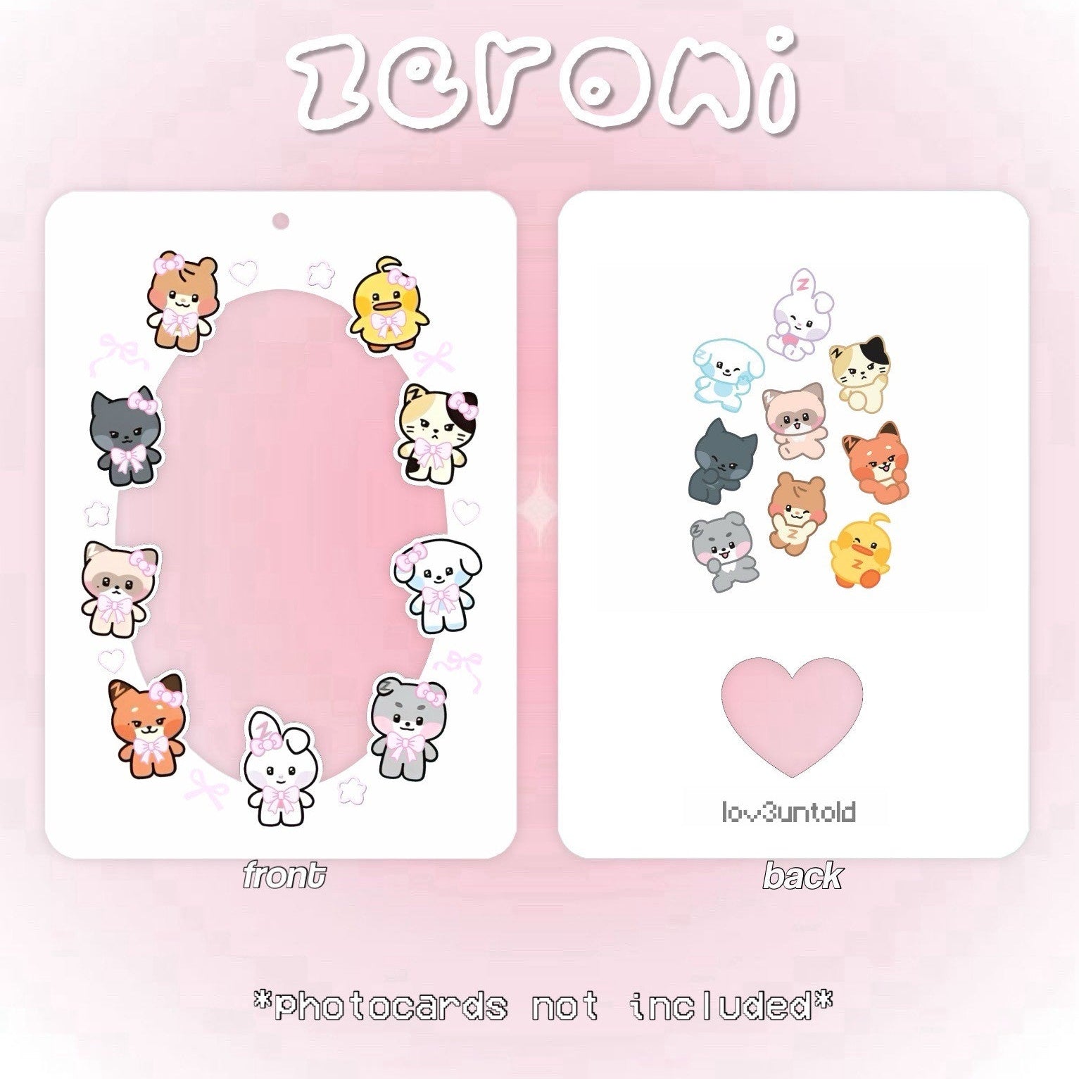 (pre-order) zeroni pc holder!