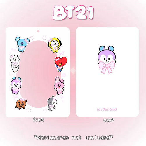 (pre-order) bt21 pc holder!
