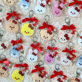 stray kids hello kitty skzoo keychains! (with charm)