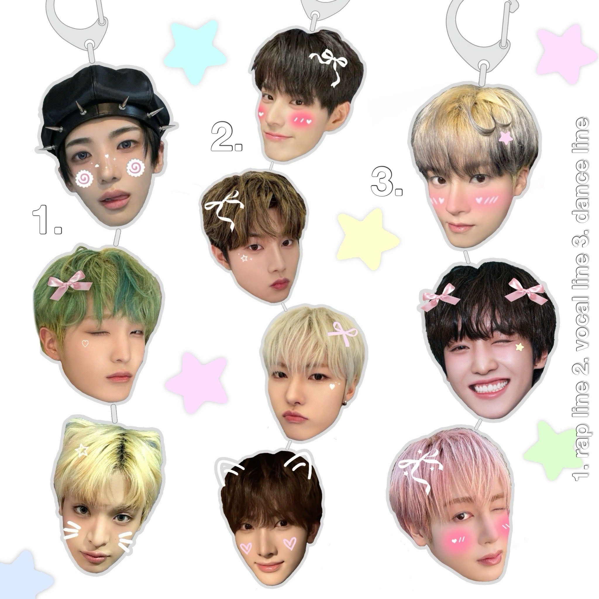 xikers pookie keychains! (pre-order)