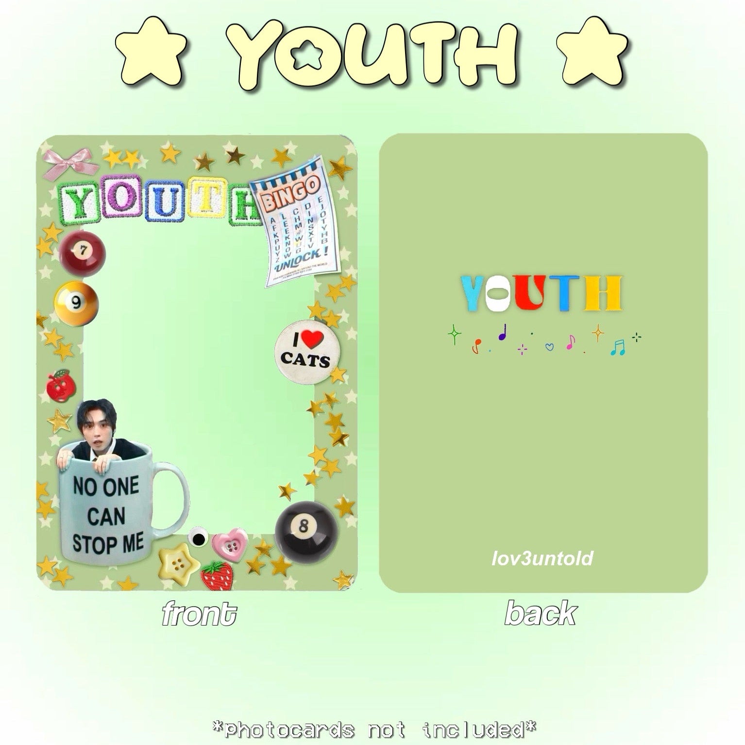 (pre-order) skz youth pc holder!