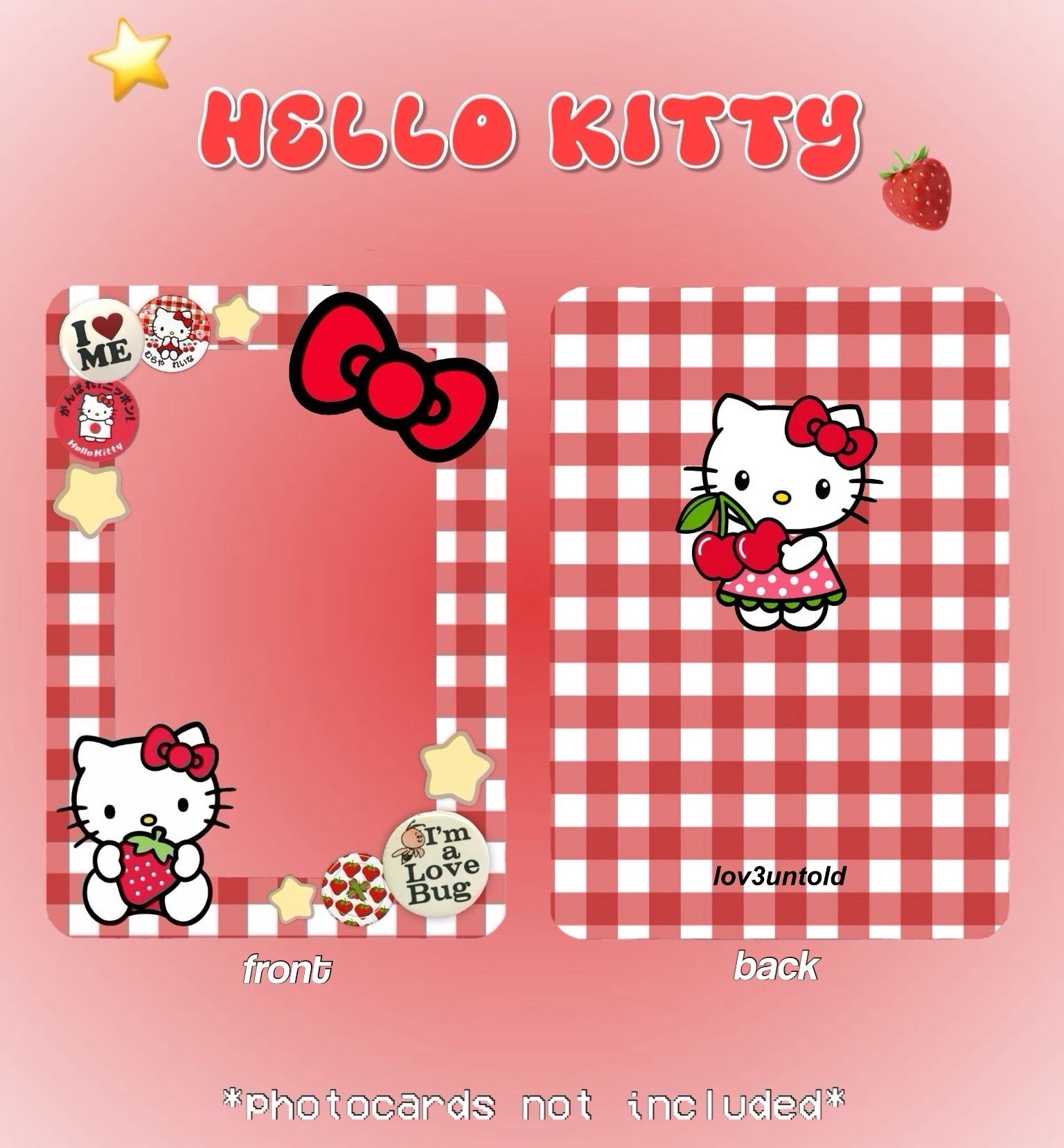 (pre-order) hello kitty pc holder!
