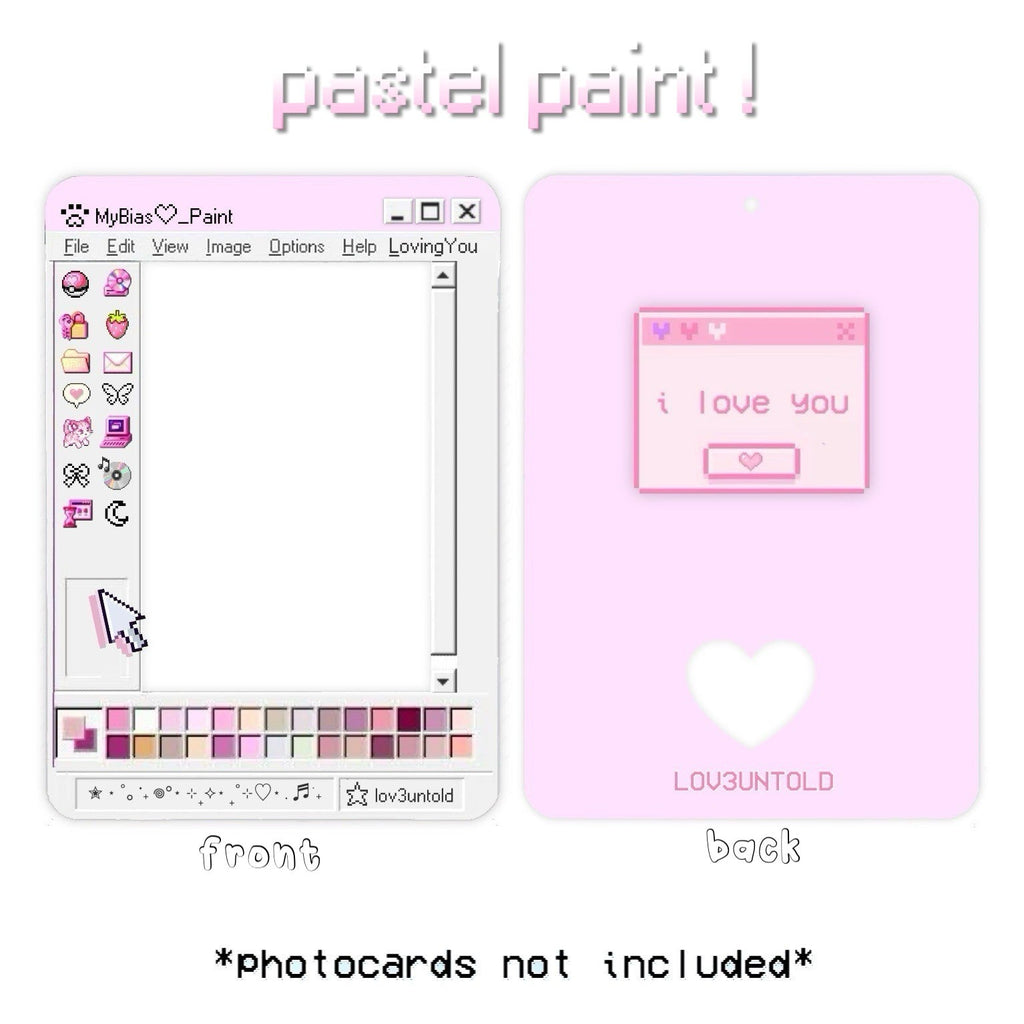 (pre-order) pastel paint pc holder!