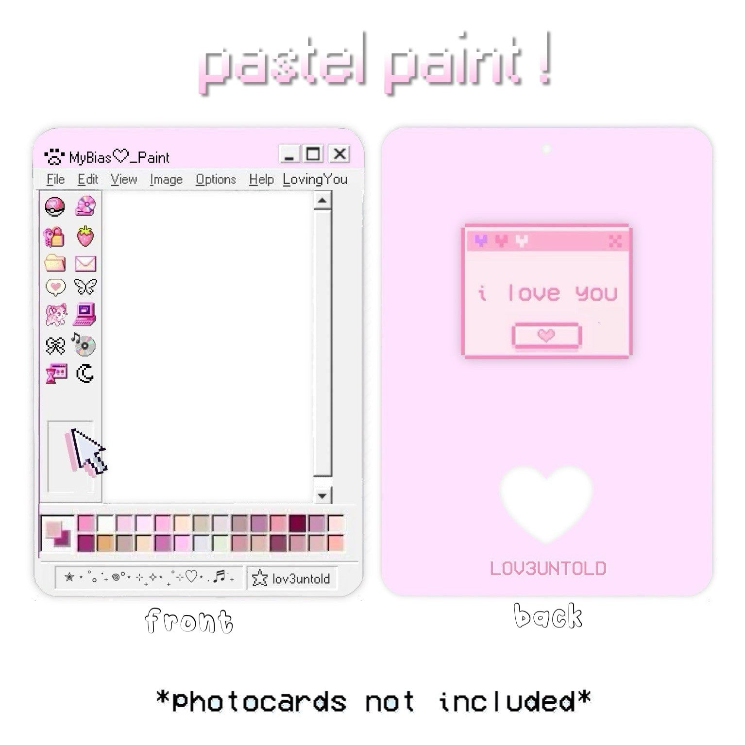(pre-order) pastel paint pc holder!