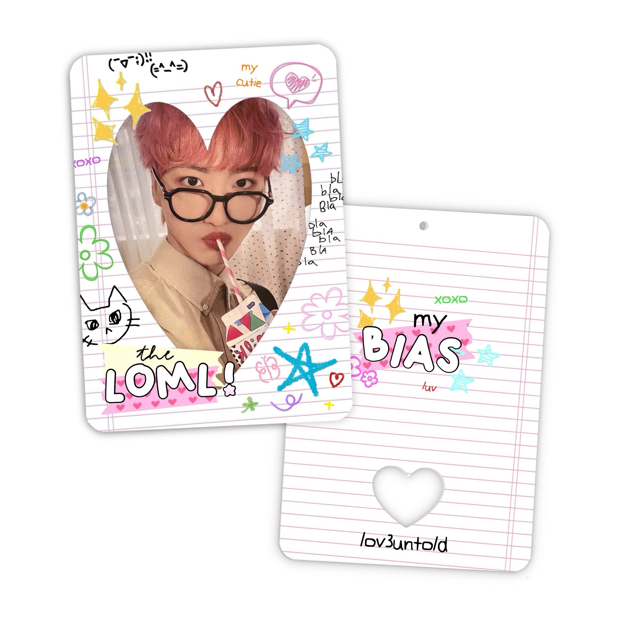 (pre-order) loml notepad pc holder!